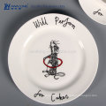 Animal design bonito dinnerware porcelana jantar pratos e copos